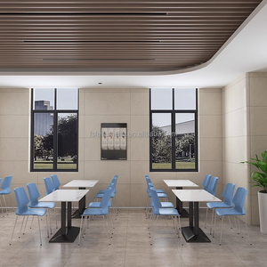 Luce di lusso fast food mobili per 4 persone tavolo tavolo <span class=keywords><strong>pranzo</strong></span> mensa cibo tavoli da <span class=keywords><strong>pranzo</strong></span> sedie di plastica per la caffetteria - Product Image 2