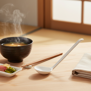 Best Seller New Printed Melamine Long <strong>Ramen</strong> Soup <strong>Spoon</strong> for Restaurant - Product Image 4