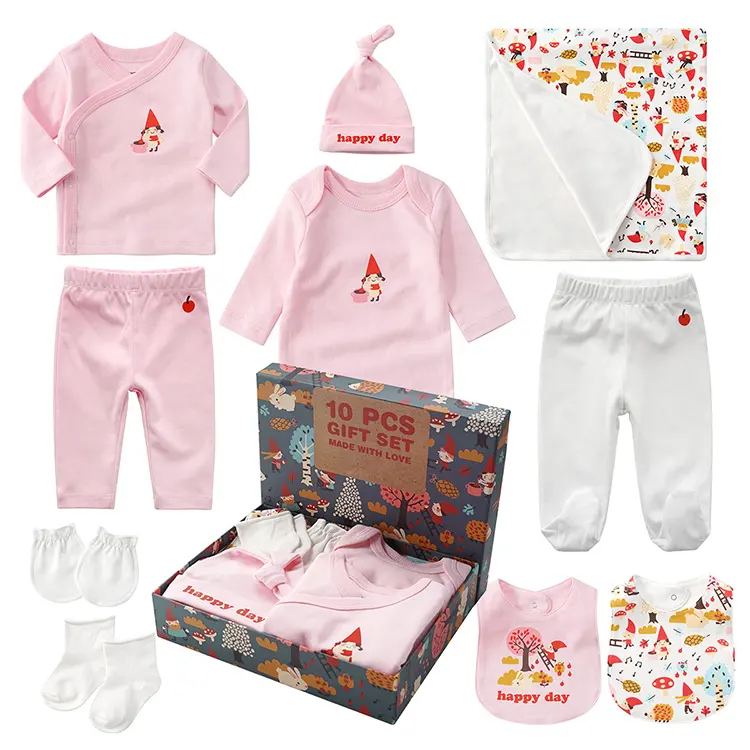 newborn baby clothes new arrival product infant toddlers clothing ten pieces sets