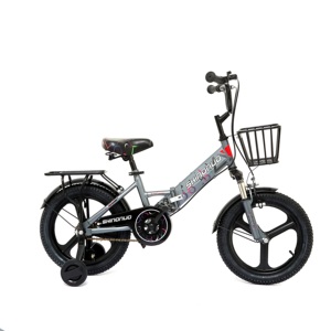 Hermosa <span class=keywords><strong>Bicicleta</strong></span> Infantil de <span class=keywords><strong>16</strong></span> Pulgadas con Cuadro de Acero, Llanta de Aleación, 1 Velocidad, Ruedas de Entrenamiento, Freno de Pedal Estándar, Fabricada en China - Product Image 5