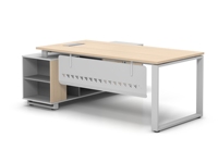 Bureau de direction moderne commercial, anti-corrosion, grande taille, table de direction pour bureau, structure en métal, table de bureau