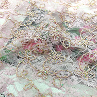Le dernier tissu de fête de mariage maille Tulle luxe belle 2025 Design perlé élégant tissu de dentelle à paillettes