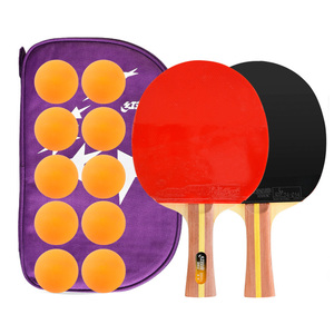 Raquettes <span class=keywords><strong>de</strong></span> tennis <span class=keywords><strong>de</strong></span> table DHS 2 étoiles, poignée horizontale, raquettes <span class=keywords><strong>de</strong></span> <span class=keywords><strong>ping</strong></span>-<span class=keywords><strong>pong</strong></span> pour les enfants, les étudiants et les compétitions - Product Image 3
