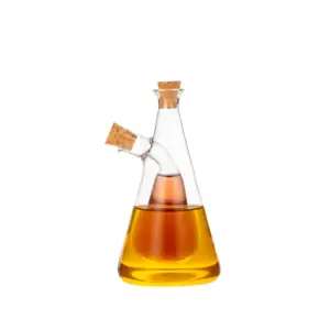 创意烹饪调味瓶玻璃煮橄榄油储存或醋厨房使用油和醋套装醋油分配器