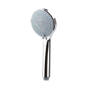 Three Speed Booster Handheld <b>Shower</b> Head Round Adjustable Spray Rain Plating Technology Portable Bathroom Accessory - Product Image 4
