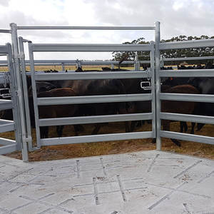 Panneaux galvanisés de barrière d'acier de bétail de barrière de bétail de moutons de preuve de rouille <span class=keywords><strong>pour</strong></span> des yards de chèvres - Product Image 4