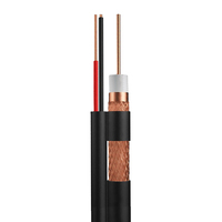 2024 Venta caliente fábrica original Fanshine venta al por mayor RG59 Cable Coaxial con Cable de alimentación 75ohm Cable Cámara CCTV 100% nuevo producto
