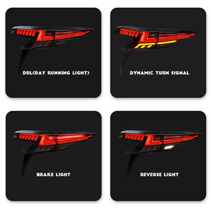 Đèn đuôi LED cho Toyota Sienna 2021 <span class=keywords><strong>2025</strong></span> với đèn giữa Le, xle, xse, đèn phía sau hạn chế lắp ráp hoạt hình DRL - Product Image 3