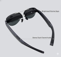 Kacamata Video AR VR PGLASS 2 Pro Layar OLED 0,6 Inci 43,5 FOV 120Hz DP Tipe C Layar Virtual 160 Inci