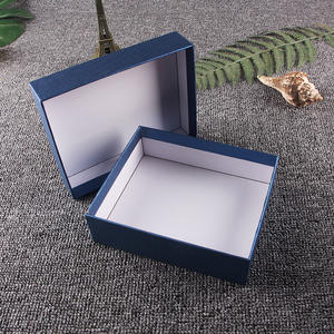 Boîte cadeau avec couvercle supérieur et inférieur, en carton rigide, vide, personnalisable, pour petites commandes en gros - Product Image 4