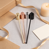 Éteignoir à bougie en acier inoxydable, accessoire d'entretien pour bougies, outil pour couper la mèche, coffret cadeau, vente en gros