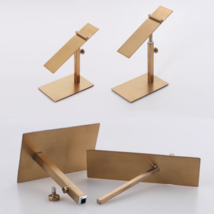 Montante per scarpe regolabile in acciaio inossidabile Design personalizzato per sandali espositore per scarpe sportive porta supporto negozio - Product Image 2