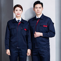 Vêtements de travail Printemps-Automne, ensemble de vêtements de travail à manches longues, veste de travail pour usine, atelier, entrepôt