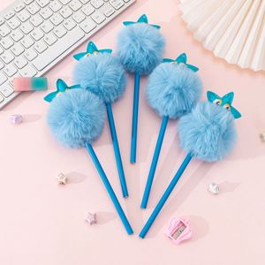 Lápiz Kawaii con Bola de Pelo, Novedoso y Bonito, con Logotipo Personalizado, para Regalos Promocionales, Venta Caliente - Product Image 4