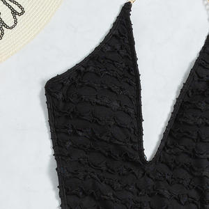 Xuanlang Low Moq Cadena de moda Tela especial Caliente <span class=keywords><strong>Super</strong></span> Sexy Mujeres Cuello en U <span class=keywords><strong>Bikini</strong></span> de una pieza <span class=keywords><strong>Push</strong></span> <span class=keywords><strong>Up</strong></span> Traje de baño - Product Image 5