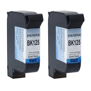 Cartucho de Tinta Negra Compatible BK125 a Base de Solvente con Chip para Impresoras Domino GX30i G230i G35i G20i Gx150i TIJ - Product Image 6