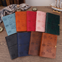 Carnet de voyage en cuir avec logo personnalisé en relief, rechargeable, à feuilles mobiles A5, pour cadeau souvenir d'entreprise