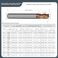 Fraise à queue en carbure de tungstène pour PCB, revêtement titane, longueur de coupe 3 mm, outils de fraisage pour routeur CNC et machine à PCB