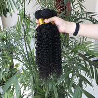Vente en gros de mèches de cheveux humains brésiliens Remy, ondulés, de 8 à 30 pouces, couleur naturelle, double épaisseur, pour femmes noires