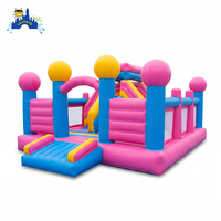LilyToys - Location de structures gonflables pour fêtes d'enfants - Combo toboggan gonflable de jardin - Jouets