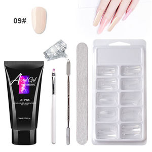 Kit d'<span class=keywords><strong>extension</strong></span> de ongles en Gel <span class=keywords><strong>Semi</strong></span>-<span class=keywords><strong>Permanent</strong></span>, ensemble d'accessoires professionnels, Poly vernis - Product Image 5