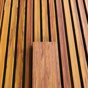 外部WPC偽天井木目調屋根; 内部WPC木質複合材縦型スラット; WPC壁パネル - Product Image 4