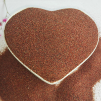 Sable de grenat rouge LM Red Rock 60/80/100 Mesh, abrasif jet d'eau tout-en-un pour métal, verre et pierre, faible teneur en poussière