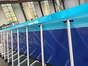 <span class=keywords><strong>Piscina</strong></span> Elevada Portátil de PVC Grande, <span class=keywords><strong>Piscina</strong></span> <span class=keywords><strong>Rectangular</strong></span> con Marco Metálico en Venta - Product Image 2