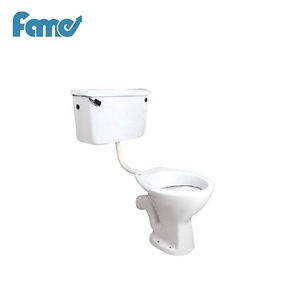 Production en usine d'articles sanitaires de style européen bon marché, toilettes en céramique deux pièces - Product Image 3