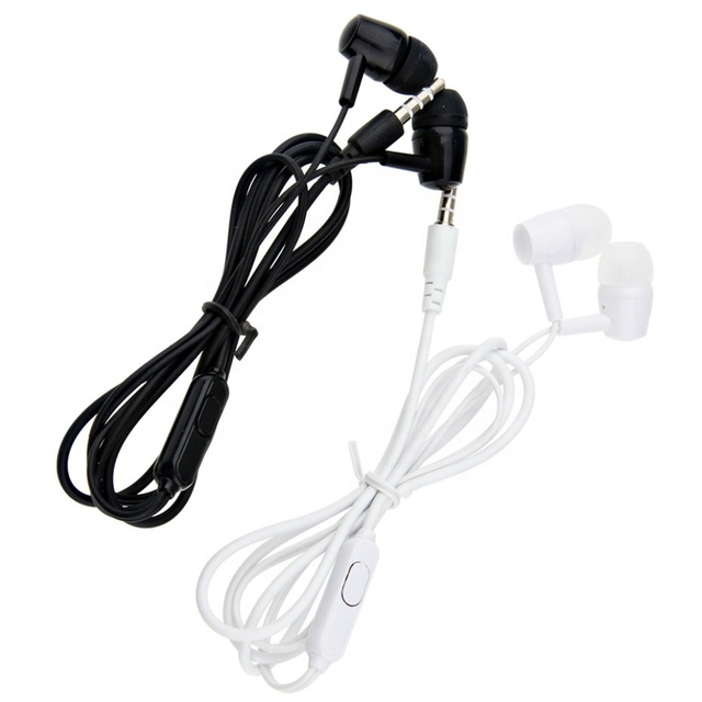 1M Super Bass Stereo In-Ear Earphones 3.5mm Jack Wired Headset Earbuds with Microphone for iPhone Samsung Tablet PC