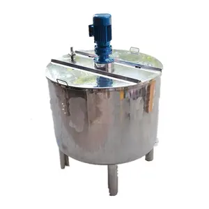 High Capacity SS304 500L Mixing Tank With Agitator For Soap Or Shampoo Chemical Liquid