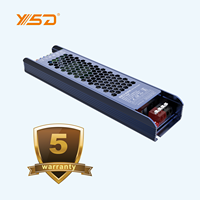 YSD 150W garantie de 5 ans boîtier en aluminium IP20 alimentation LED DC 48V/24V/12V pilote LED sortie unique pour l'éclairage LED