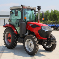 Tracteur agricole certifié CE LEVIK avec cabine climatisée en option, haute efficacité de travail pour la semence