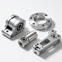 Composants articulés de robot humanoïde sur mesure en acier inoxydable/aluminium usinés CNC OEM, pièces de bras, d'épaule et de coude, tolérance de 0,01 mm