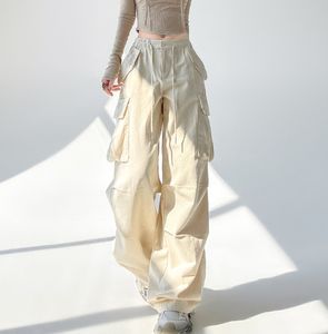 <span class=keywords><strong>กางเกง</strong></span>คาร์โก้สำหรับผู้หญิง<span class=keywords><strong>กางเกง</strong></span>เอวสูงแบบลำลองมีกระเป๋า4ช่อง - Product Image 6