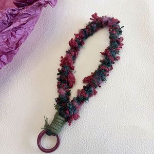 Bold <b>Personality</b> Short Polyester Wrist Lanyard Strap Heat Transfer Sublimation Custom Polyester <b>Keychain</b> Small Colorful Lanyard - Product Image 3