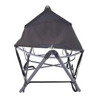 Oeytree Jardin Patio Extérieur Cadre Métallique Durable Haute Qualité Portable Pliant Camping Hamac