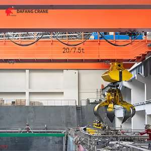 Grúa aérea Qz ampliamente usada, 5 toneladas, 10 toneladas, 16 toneladas, 20 toneladas, grúa <span class=keywords><strong>de</strong></span> puente <span class=keywords><strong>de</strong></span> cubo <span class=keywords><strong>de</strong></span> agarre <span class=keywords><strong>de</strong></span> <span class=keywords><strong>doble</strong></span> haz a la <span class=keywords><strong>venta</strong></span> - Product Image 2