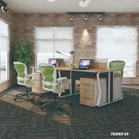 Vente en gros de carreaux de moquette Jacquard commerciaux antidérapants 50x50 carreaux de bureau modulaires pour le bureau et le salon