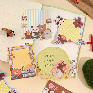 โน้ตติดกาวรูปพิเศษสำหรับเพื่อนรักในการออกนอกบ้านหลายหน้าน่ารักพร้อมกระดาษหนาคุณภาพสำหรับไปโรงเรียนในสำนักงาน - Product Image 6