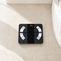 Balance connectée intelligente OEM 180 kg avec analyse de la composition corporelle et Bluetooth, balance électronique numérique pour salle de bain