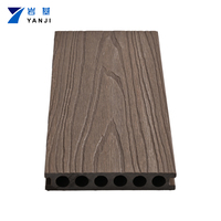 Planche de terrasse en bois composite imperméable anti-UV pour extérieur, plancher en bois composite WPC, carreaux de sol