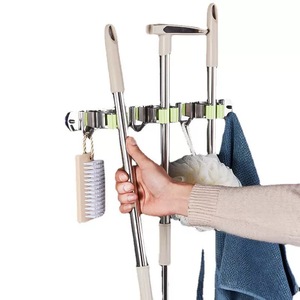 Supporto per scopa <span class=keywords><strong>da</strong></span> parete per scopa per motivi pesanti ganci per scopa autoadesiva porta scopa - Product Image 5