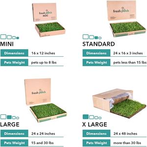 Tapis d'apprentissage <span class=keywords><strong>de</strong></span> la propreté pour animaux <span class=keywords><strong>de</strong></span> compagnie en <span class=keywords><strong>herbe</strong></span> synthétique réaliste, lavable et réutilisable, 24 pouces, pour <span class=keywords><strong>l</strong></span>'intérieur et <span class=keywords><strong>l</strong></span>'extérieur - Product Image 4