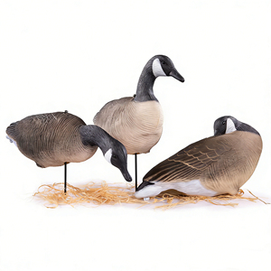 Leurre d'oie à cou noir en EVA, durable et optimisé pour les zones humides, avec piquet, accessoire de chasse en extérieur - Product Image 2