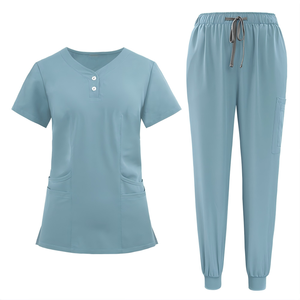 Conjunto de Uniformes Médicos Unisex en Oferta, Transpirables, Resistentes a las Manchas, con Logotipo Personalizado, Antiarrugas, para Hospitales y Cuidado de Mascotas - Product Image 2