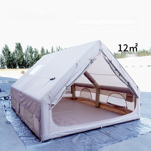 Tente dôme gonflable automatique avec fenêtres à double paroi, abri de camping portable pour toutes les conditions météorologiques - Product Image 4