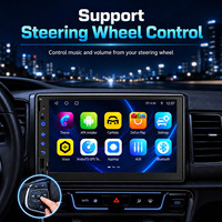 HANTUE Autoradio Android 16 Double Din Universel TF/USB 4+64 7 pouces avec FM/RDS, CCD/AHD et Système de Navigation Multimédia pour Voiture