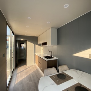Conteneur modulaire de 20 pieds, mini-maison mobile, hôtels mobiles flexibles, bureau, café, maison préfabriquée, cabine Apple, maison en pod - Product Image 6
