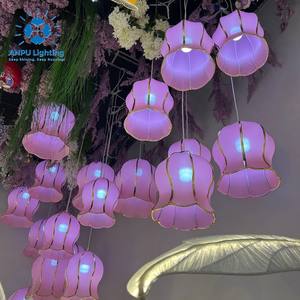 Lampes suspendues LED ANPU Lighting Lily of the Valley, changement de couleur RGB, indice de protection IP65, décoration de Noël pour l'extérieur/l'intérieur - Product Image 1